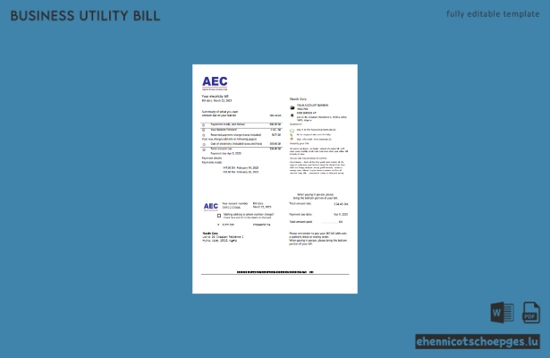 Beispielrechnung der algerischen Energiegesellschaft AEC (Algerian Energy Company) – Vorschau